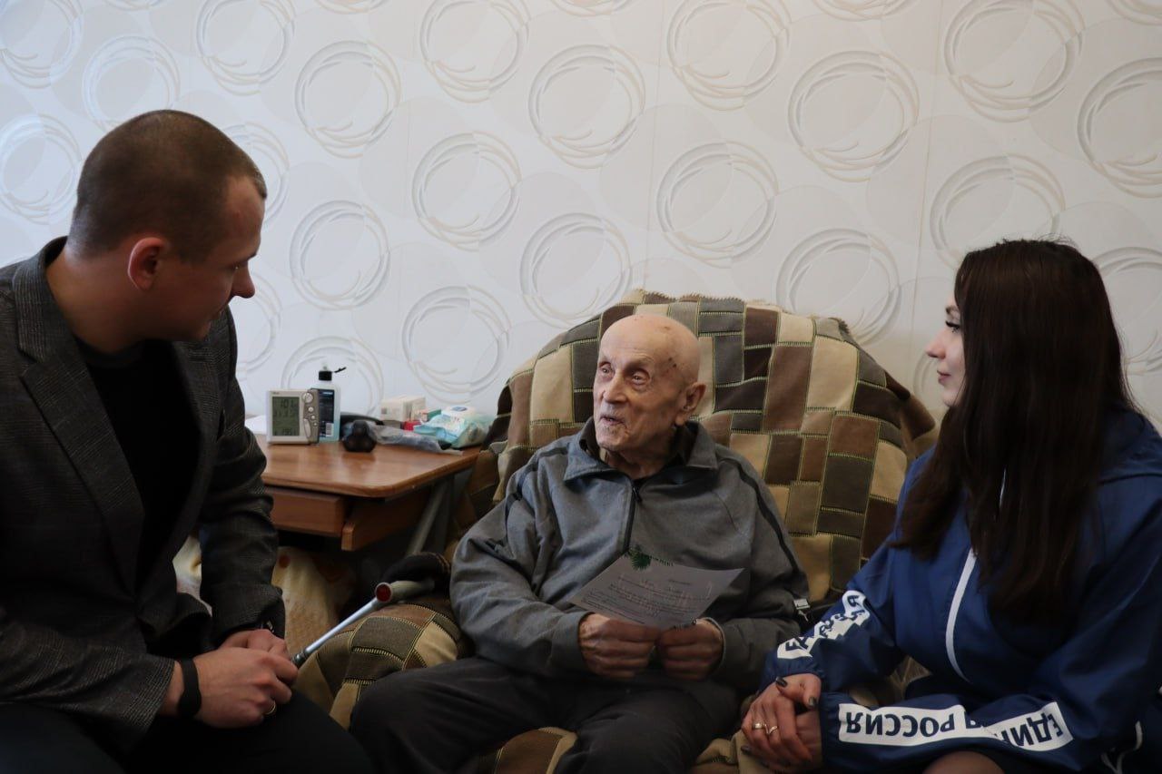 С Новым годом, ветеран! В Северодонецке продолжается добрая традиция поздравлений