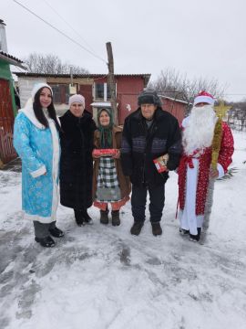В рамках акции «С Новым годом, ветеран!»