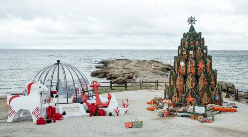 Культурное событие «Главная морская елка страны» 29 декабря началось на территории арт-кластера «Таврида» в Крыму и продлится до 8 января