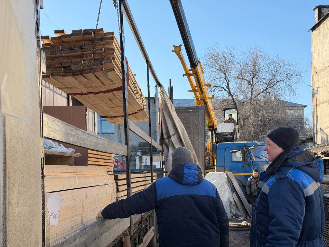 Сергей Колягин: В город Первомайск прибыл очередной гуманитарный груз из Калужской области, включающий строительные материалы, инструменты и электрооборудование