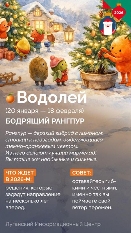 Тот еще фрукт! Что готовит нам 2026 год, часть Тот еще фрукт! Что готовит нам 2026 год, часть