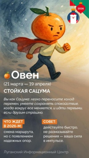 Тот еще фрукт!. Что готовит нам 2026 год, часть 1 Говорят: — ты то, что ты ешь;