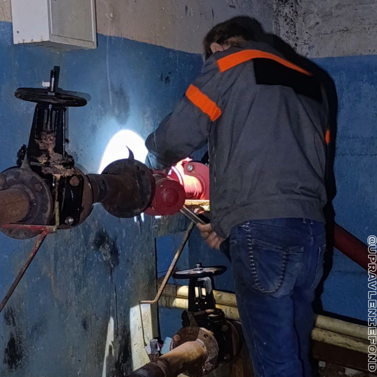 Луганский филиал обслужил инженерную систему ц/о на 30 лет Победы