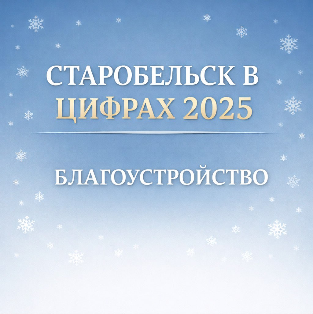 Старобельск в цифрах 2025: Благоустройство Старобельск в цифрах 2025: Благоустройство