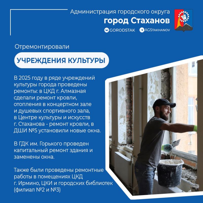 Итоги года: культурные победы Стаханова! Итоги года: культурные победы Стаханова!