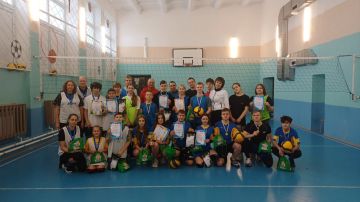 Новогодний турнир по волейболу прошел в Бондаровке