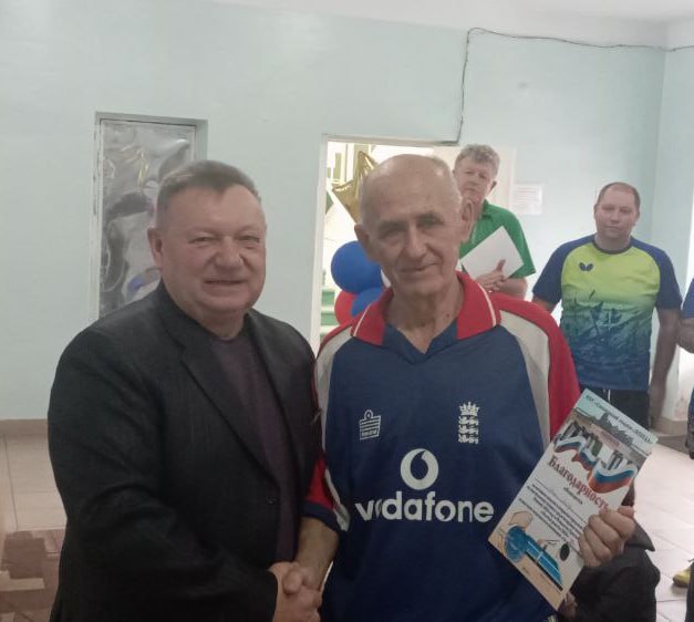 Стахановский стадион «Победа» собрал ветеранов спорта на турнир «Золотая ракетка - 2026»! Стахановский стадион «Победа» собрал ветеранов спорта на турнир «Золотая ракетка - 2026»!