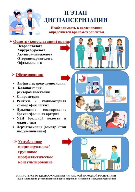 Диспансеризация проводится в два основных этапа: Диспансеризация проводится в два основных этапа: