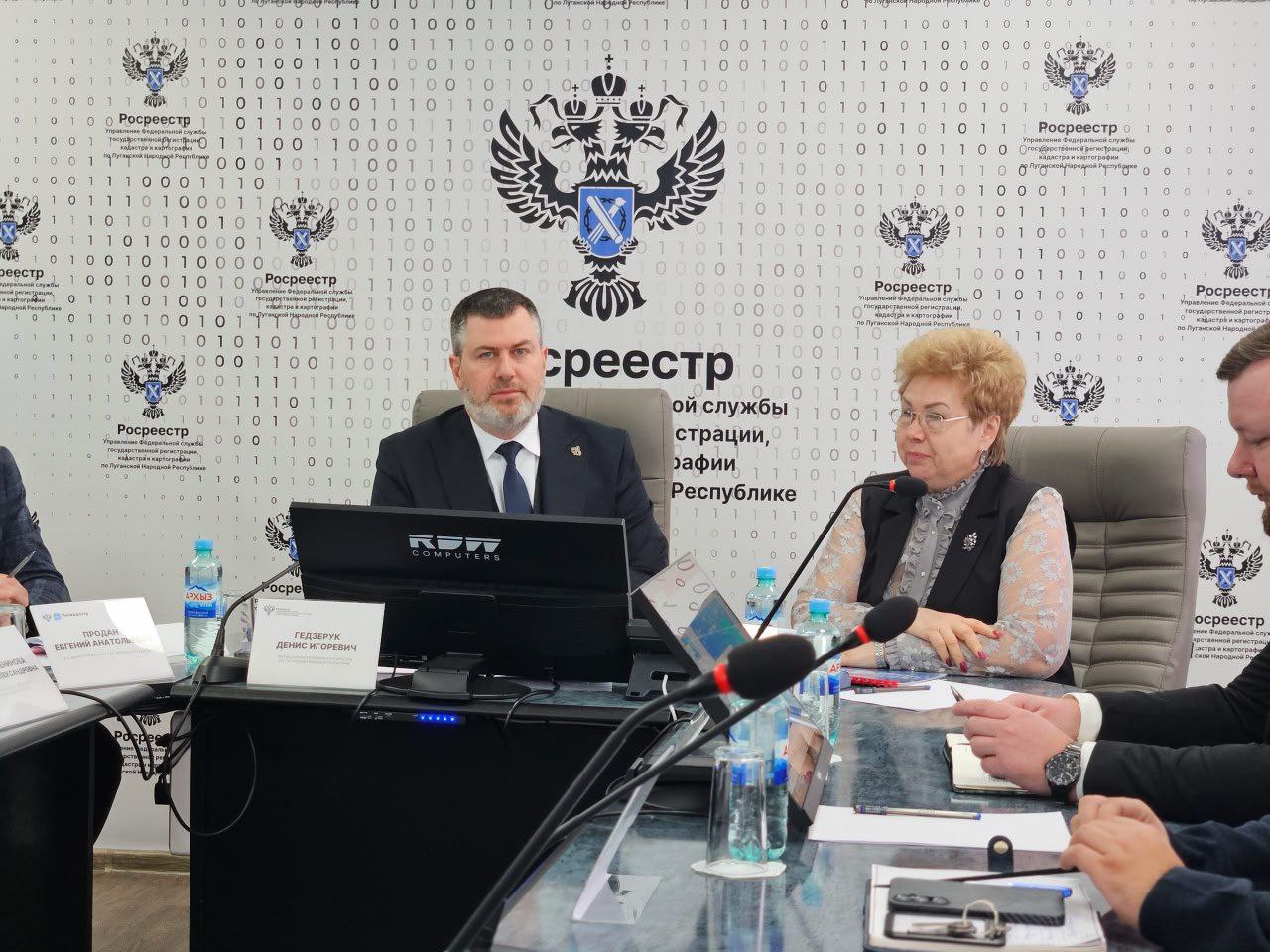 Сенатор РФ Ольга Бас ознакомилась с результатами деятельности Управления Росреестра по ЛНР по итогам 2025 года