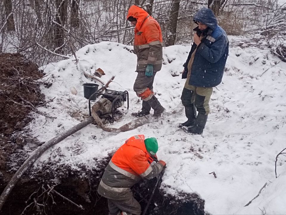 Замена водопровода на водоводе "Курган"- РЧВ кв. Молодежный Замена водопровода на водоводе "Курган"- РЧВ кв. Молодежный