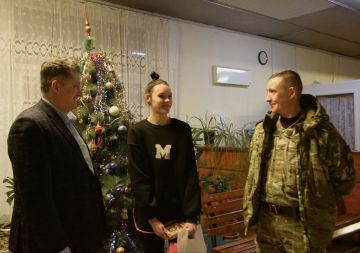 Новогоднее желание луганчанки исполнил председателя Совета городского округа муниципального образования города Луганска Сергея Цемкало