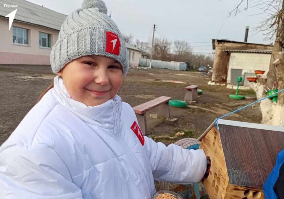 Активисты Движения Первых совместно с Орлятами, организовали акцию «Покормите птиц зимой!» Активисты Движения Первых совместно с Орлятами, организовали акцию «Покормите птиц зимой!»