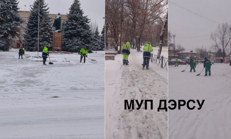 За период с 12 по 16 января работниками МУП "ДЭРСУ" были выполнены следующие работы: За период с 12 по 16 января работниками МУП "ДЭРСУ" были выполнены следующие работы: