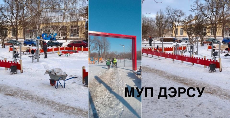 За период с 12 по 16 января работниками МУП "ДЭРСУ" были выполнены следующие работы: За период с 12 по 16 января работниками МУП "ДЭРСУ" были выполнены следующие работы: