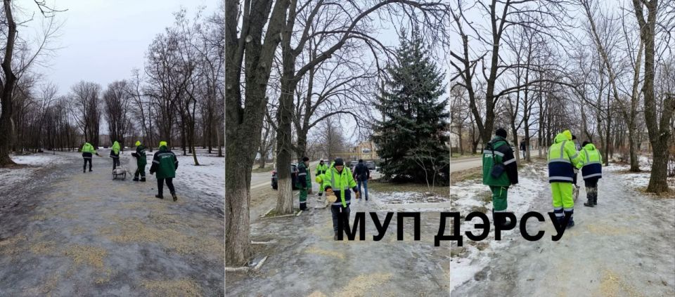 За период с 12 по 16 января работниками МУП "ДЭРСУ" были выполнены следующие работы: За период с 12 по 16 января работниками МУП "ДЭРСУ" были выполнены следующие работы: