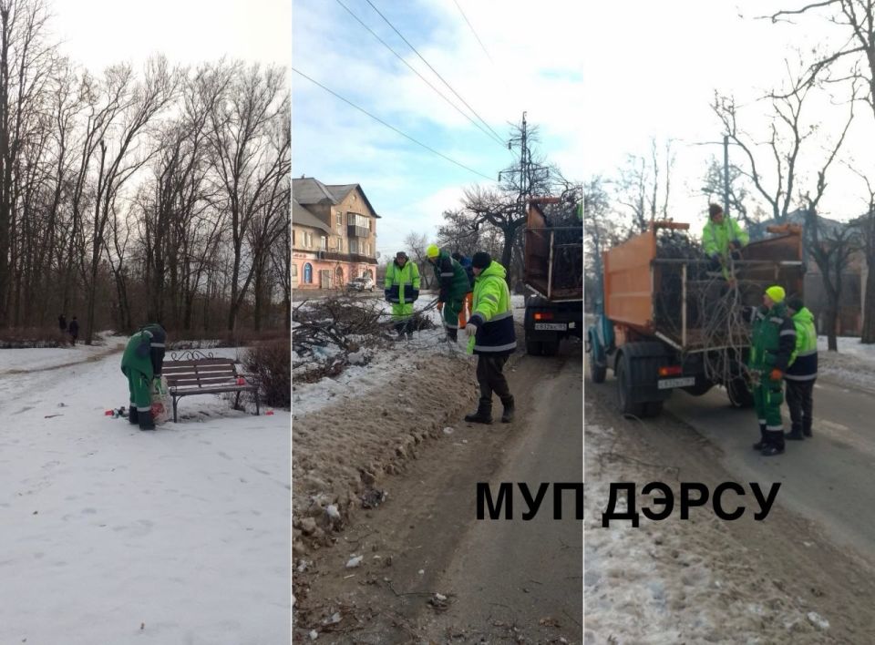За период с 12 по 16 января работниками МУП "ДЭРСУ" были выполнены следующие работы: За период с 12 по 16 января работниками МУП "ДЭРСУ" были выполнены следующие работы: