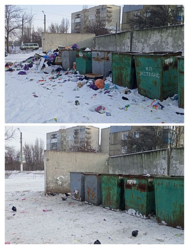 Продолжаются работы по уборке и вывозу мусора с территорий площадок накопления твердых коммунальных отходов Продолжаются работы по уборке и вывозу мусора с территорий площадок накопления твердых коммунальных отходов
