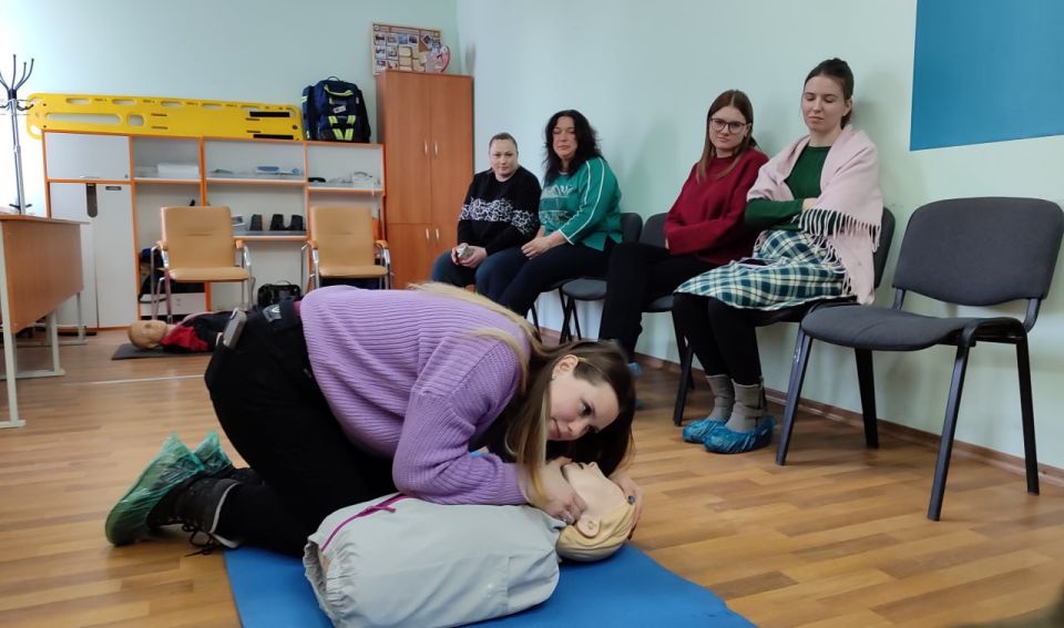 В Школе медицины катастроф начались курсы оказания первой помощи – первые в этом году В Школе медицины катастроф начались курсы оказания первой помощи – первые в этом году