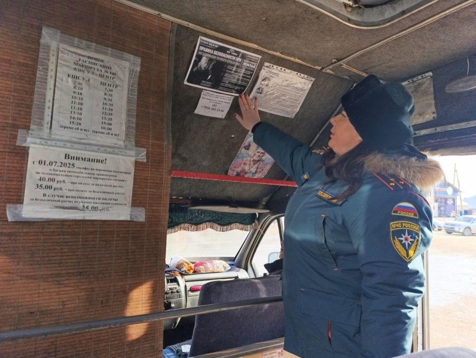 В целях снижения числа жертв при пожарах в Краснолучском городском округе и в рамках профилактической работы сотрудники МЧС запустили специальную информационную кампанию в общественном транспорте В целях снижения числа жертв при пожарах в Краснолучском городском округе и в рамках профилактической работы сотрудники МЧС запустили специальную информационную кампанию в общественном транспорте