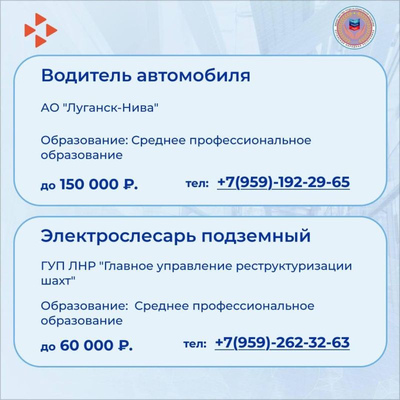 Новая подборка вакансий в нашей еженедельной рубрике Новая подборка вакансий в нашей еженедельной рубрике