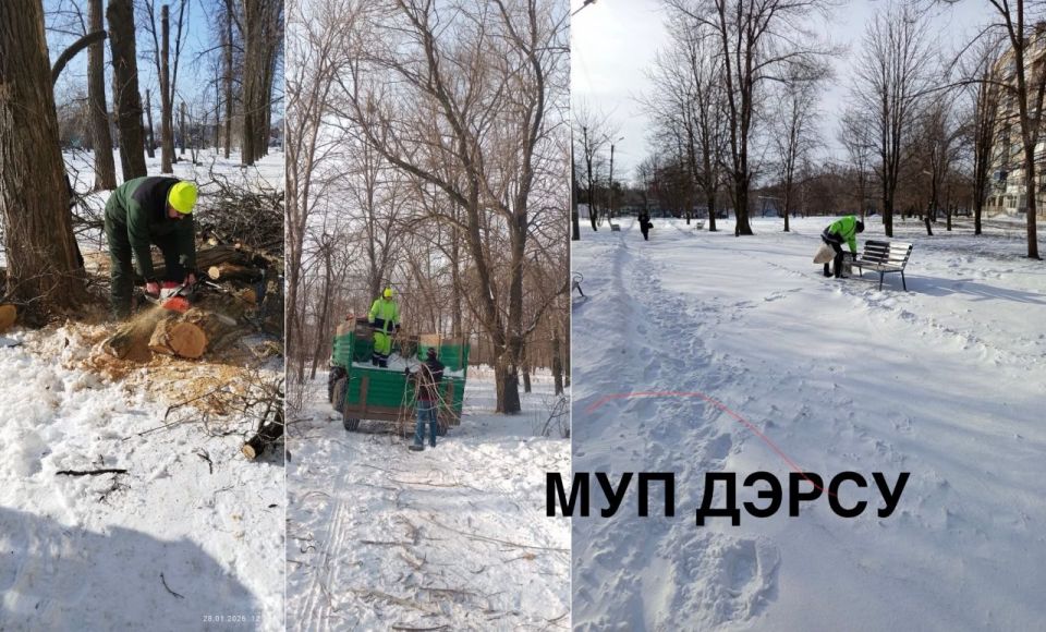 За период с 26 по 30 января работниками МУП "ДЭРСУ" были выполнены следующие работы: За период с 26 по 30 января работниками МУП "ДЭРСУ" были выполнены следующие работы: