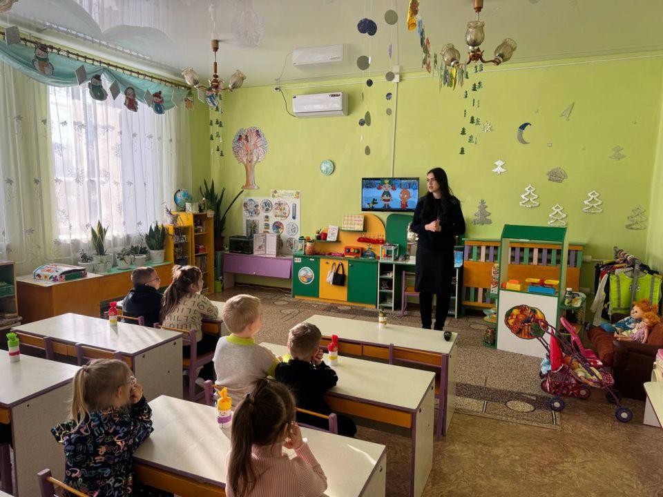 Урок безопасности от инспектора ГИБДД