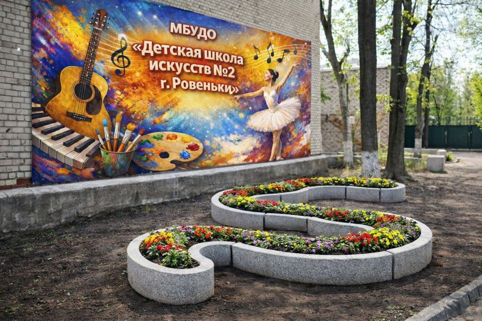 Благоустройство территории детской школы искусств №2 г.Ровеньки Благоустройство территории детской школы искусств №2 г.Ровеньки