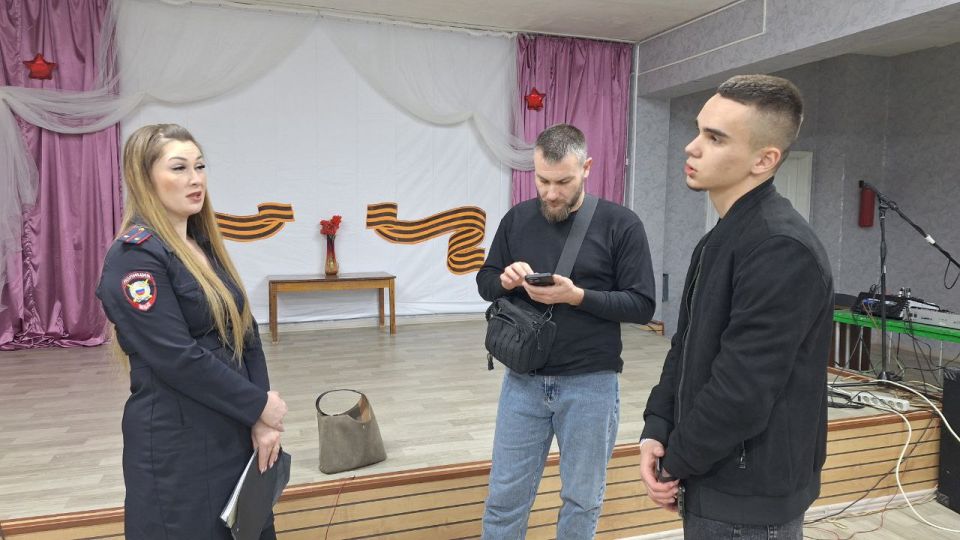 Профилактическая лекция школьникам поселка Пархоменко Профилактическая лекция школьникам поселка Пархоменко