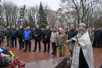 Владимир Воронин принял участие в митинге ко Дню вывода войск из Афганистана