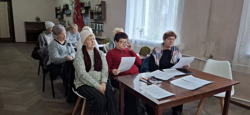17 февраля в читальном зале Филиала № 11 - Библиотека МБУ ЛНР «Краснолучская центральная городская библиотека им. Н.К. Крупской» для слушателей Университета третьего возраста состоялся вечер-портрет, посвященный 90-летию со... 17 февраля в читальном зале Филиала № 11 - Библиотека МБУ ЛНР «Краснолучская центральная городская библиотека им. Н.К. Крупской» для слушателей Университета третьего возраста состоялся вечер-портрет, посвященный 90-летию со...