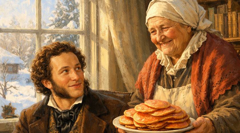 Блины для Пушкина:. готовим по рецепту Арины Родионовны