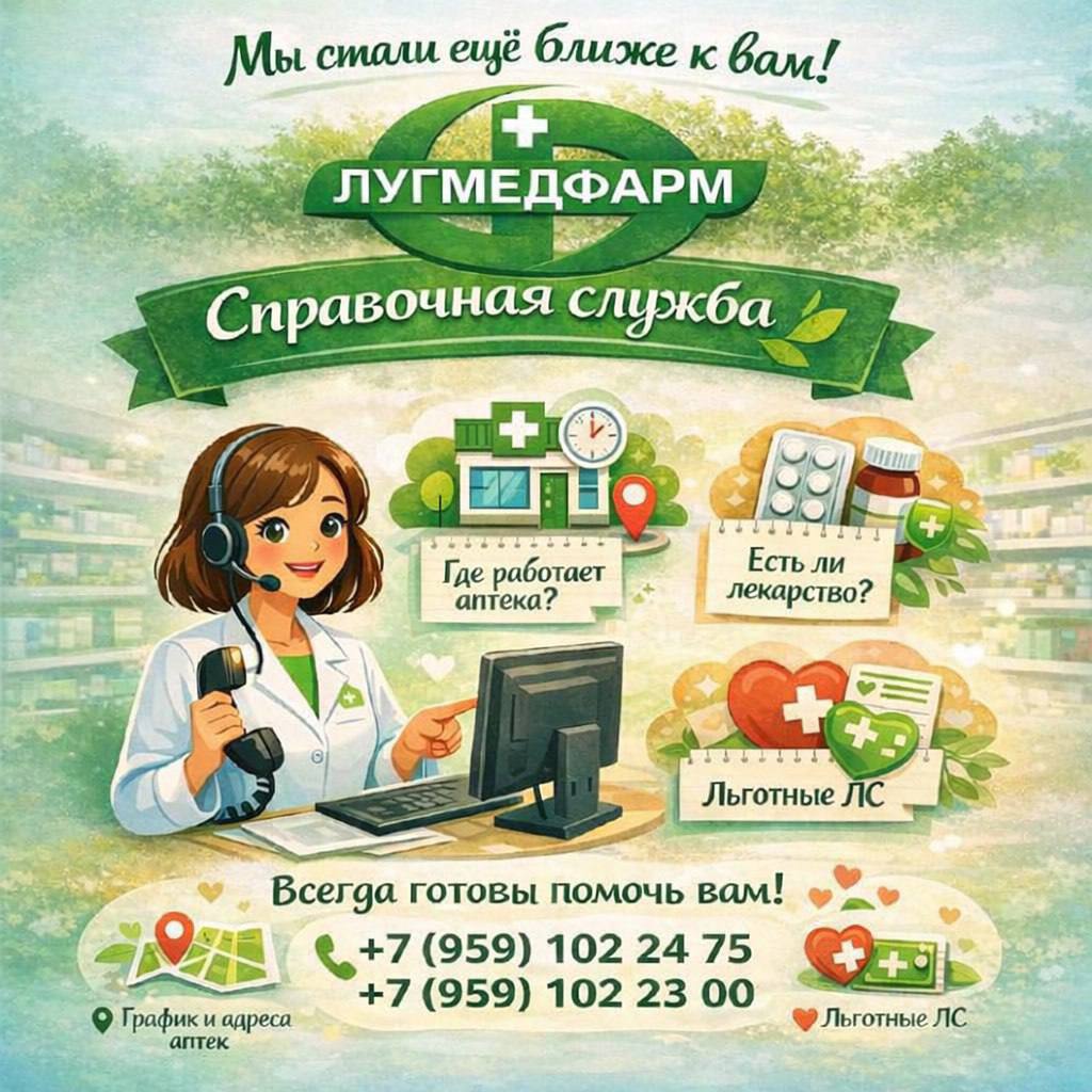 5Пять дней с вами: итоги работы справочной службы ГУП ЛНР «ЛУГМЕДФАРМ»