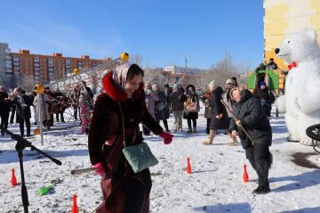 При поддержке "ЕДИНОЙ РОССИИ" в Северодонецке состоялись Масленичные гуляния