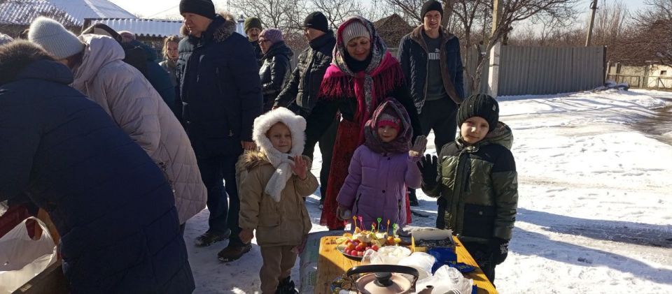 Продолжаем рассказ о том, как ТОС Алчевска провожали зиму Продолжаем рассказ о том, как ТОС Алчевска провожали зиму