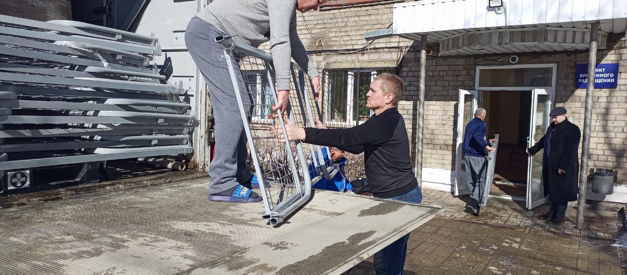 21 февраля в Алчевск был доставлен гуманитарный груз от Благотворительного фонда «Победа»