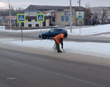 Коммунальными службами проведены работы на территории города