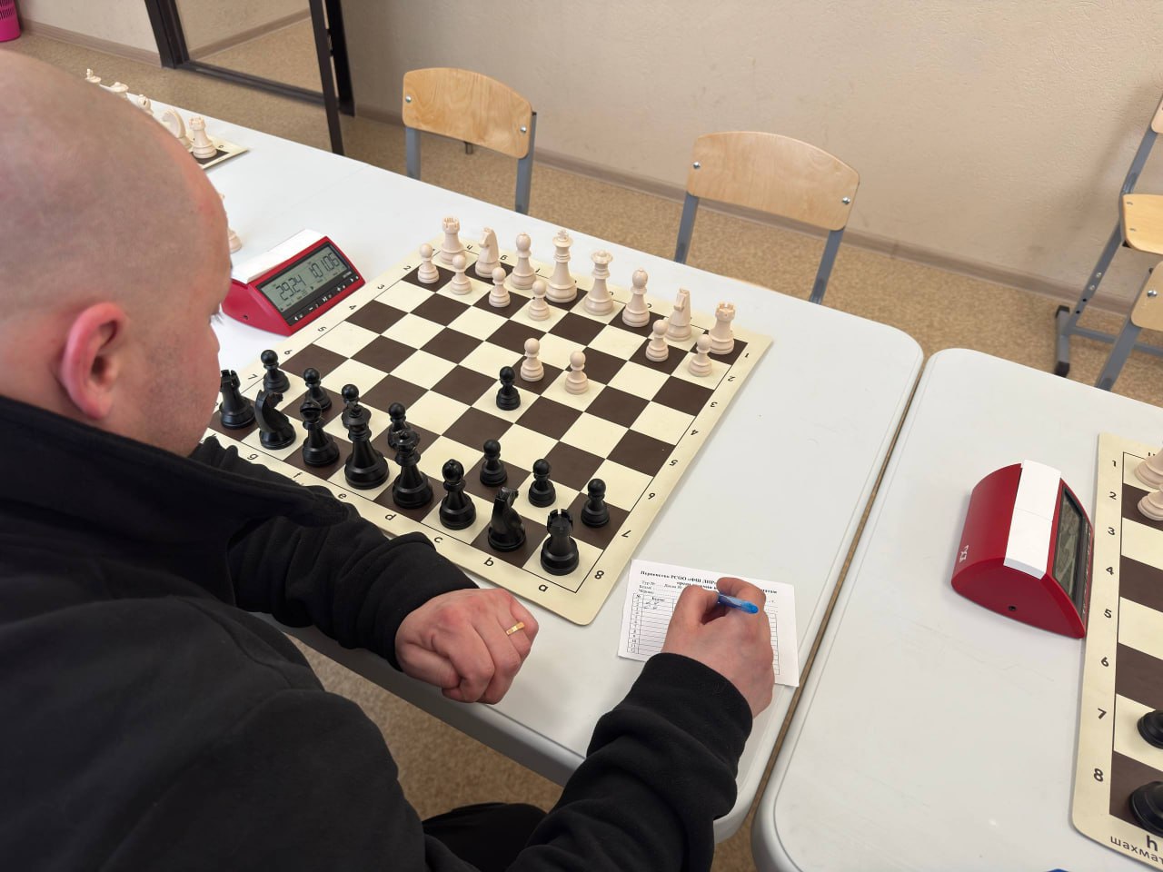 Егор Бабкин: Принял участие в мероприятии «Шахматы для СВОих», которое прошло в шахматном клубе Сергея Карякина и было приурочено ко Дню защитника Отечества Егор Бабкин: Принял участие в мероприятии «Шахматы для СВОих», которое прошло в шахматном клубе Сергея Карякина и было приурочено ко Дню защитника Отечества