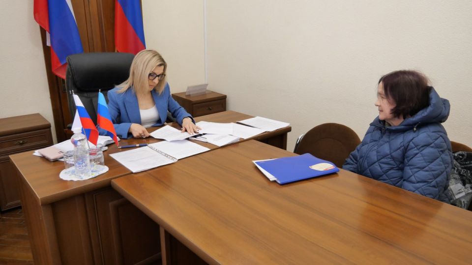 Заместитель главы города Ирина Жадан провела личный прием граждан Заместитель главы города Ирина Жадан провела личный прием граждан