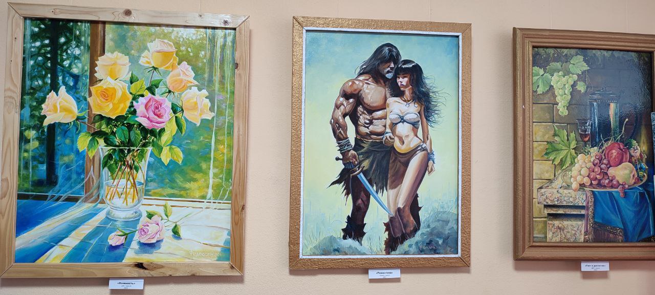 В Администрации Перевальского округа открылась выставка картин Виталия Федосова В Администрации Перевальского округа открылась выставка картин Виталия Федосова