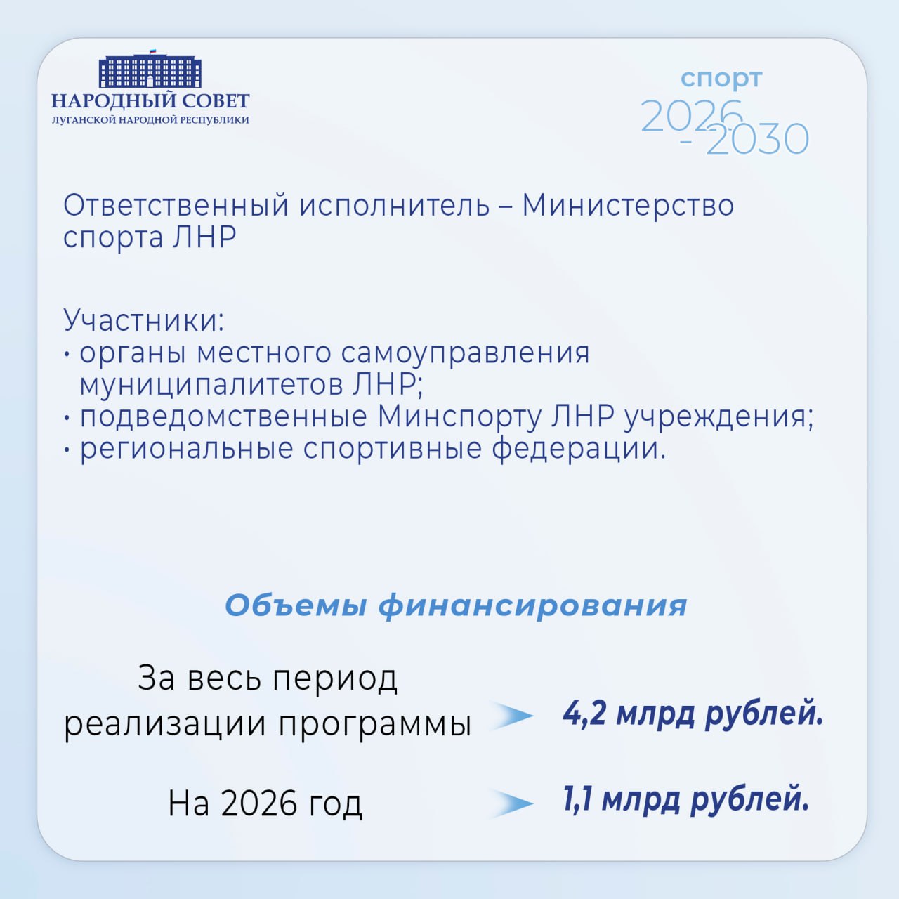 Спортивная страна – государственный приоритет Спортивная страна – государственный приоритет