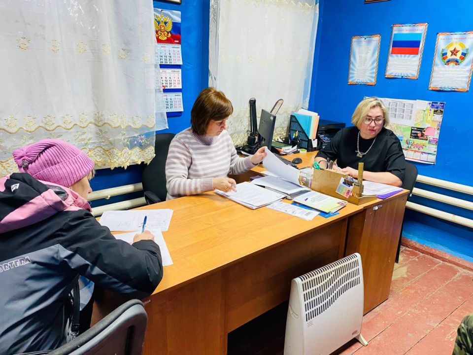 В Георгиевке прошёл выездной приём для ветеранов боевых действий В Георгиевке прошёл выездной приём для ветеранов боевых действий