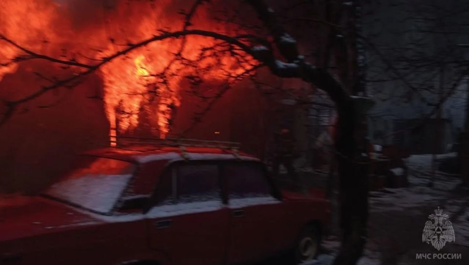 Пожар вспыхнул в Краснодонском округе Пожар вспыхнул в Краснодонском округе