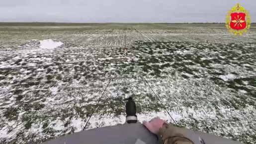 Расчёт БПЛА «Скат-350М» ВС РФ уничтожил вражеский пункт управления дронами на Херсонском направлении