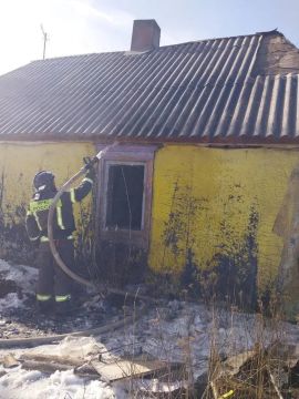 Мужчина пострадал при пожаре из-за неправильной растопки печи