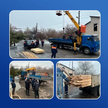 Регион-шеф доставил партию стройматериалов для восстановления Перевальского округа