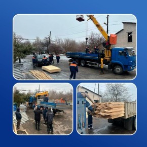 Регион-шеф доставил партию стройматериалов для восстановления Перевальского округа