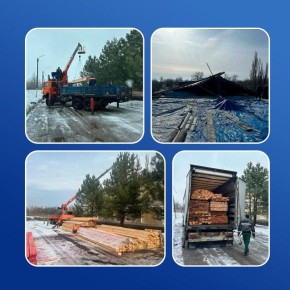 Представители Оренбуржья восстанавливают школу в пгт Центральный