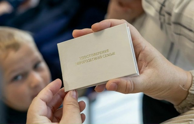 В Луганской Народной Республике продолжается выдача удостоверений многодетным семьям