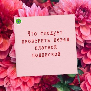 Что следует проверить перед платной подпиской?
