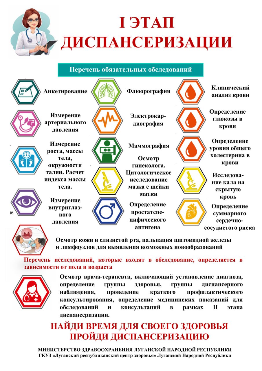 Найди время для своего здоровья!!! Пройди диспансеризацию!!! Найди время для своего здоровья!!! Пройди диспансеризацию!!!